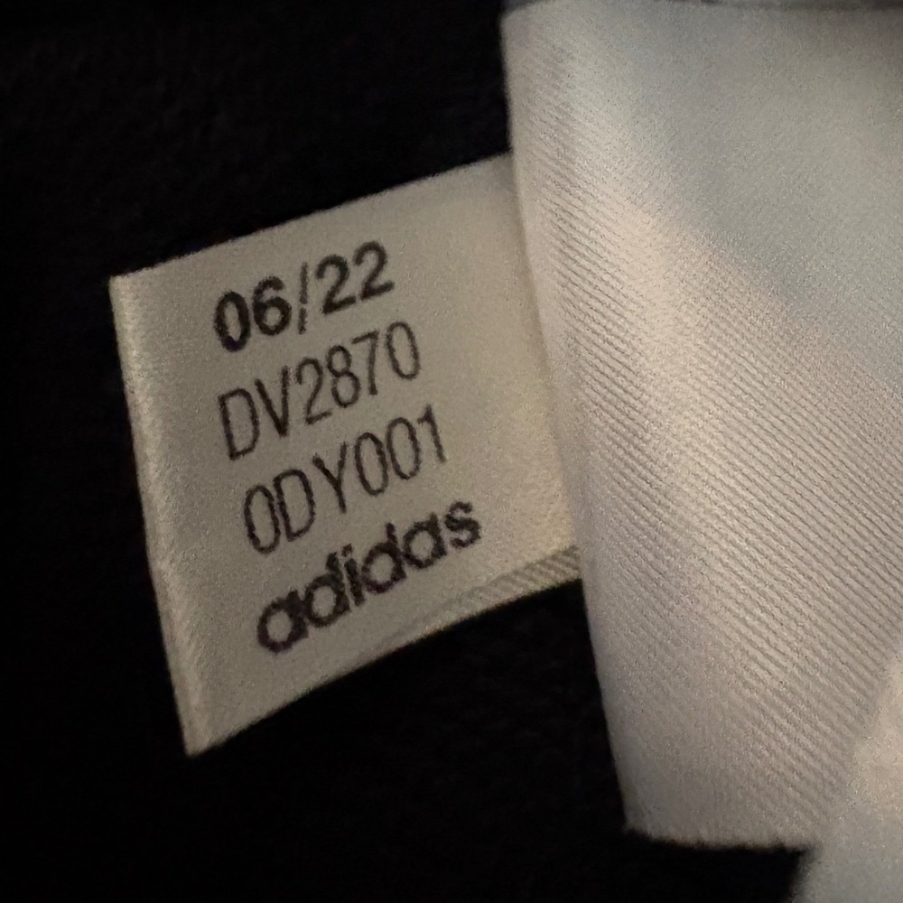 Adidas Trefoil Logo Hoodie Black Pullover Sweatshirt Mens Size Small - Picture 5 of 8